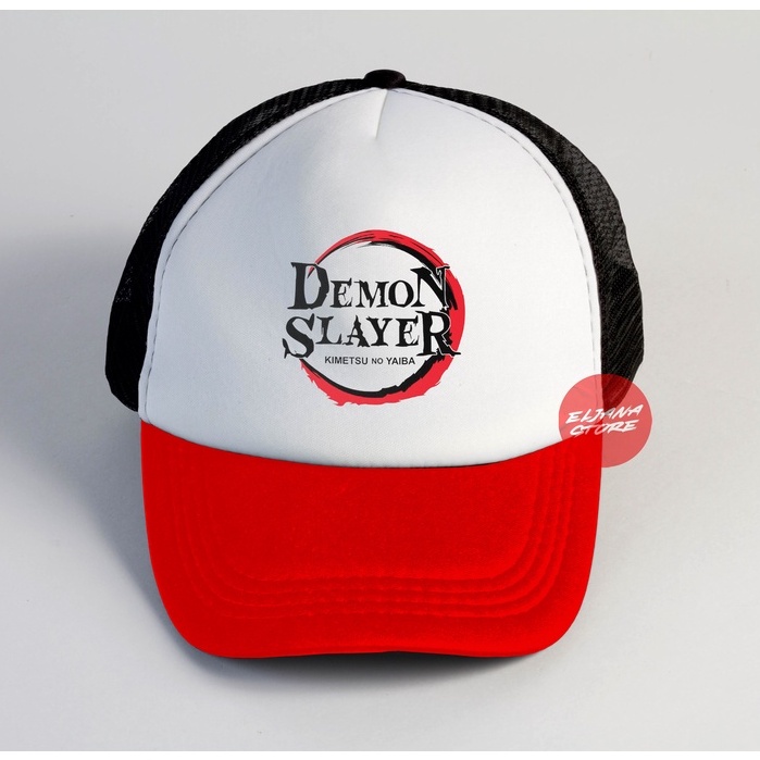 Demon Slayer Asta / Topi Anime / Demon Slayer / Topi Jaring Distro / Topi Premium / Topi Sablon