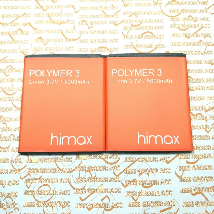 Baterai Battery Original Double Power HIMAX POLYMER 3 , POLIMER 3