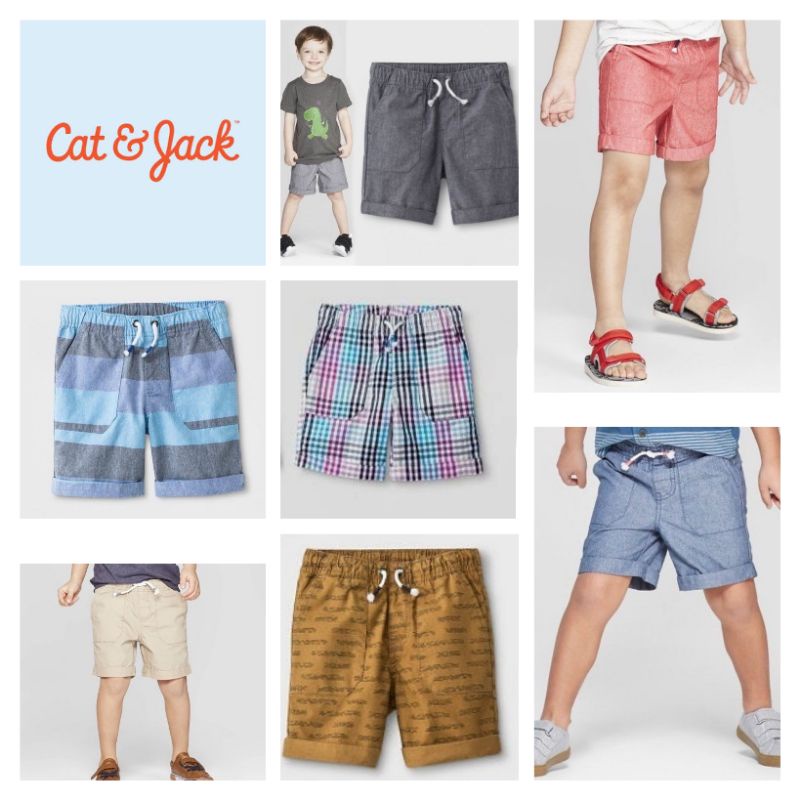 Celana pendek anak laki-laki cat&jack
