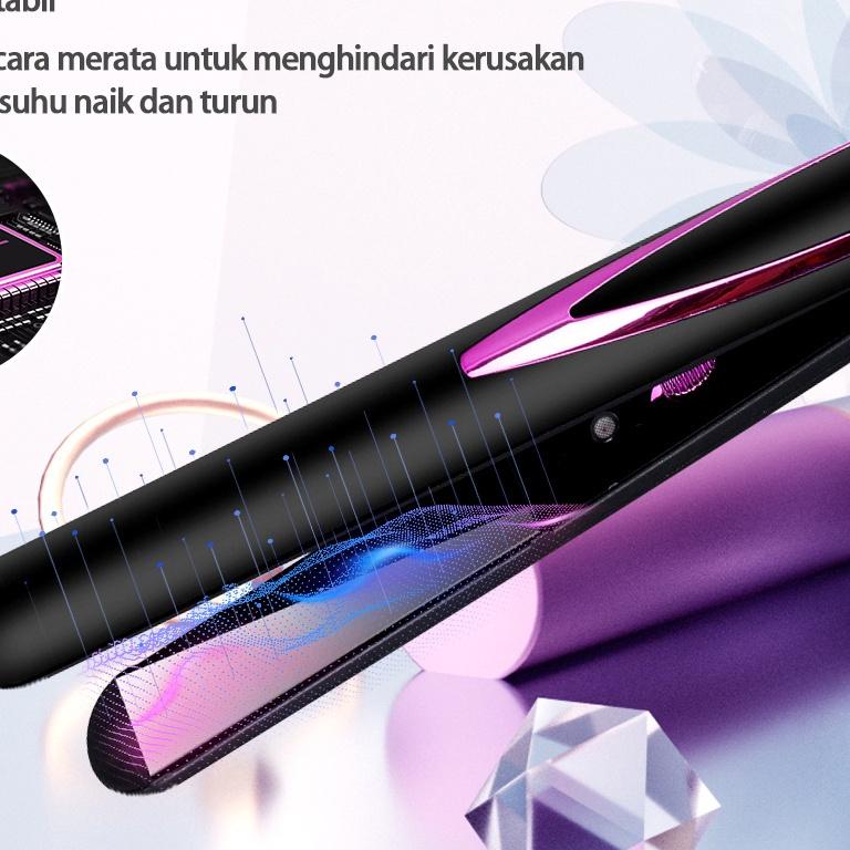 ☪ Catokan rambut lurus dan rambut keriting dua-dalam-satu catokan kriting/catokan heles alat keritin