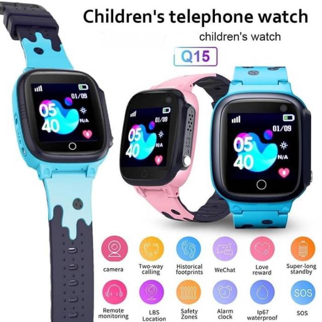 Smartwatch Q15 New | Smartwatch IMOO | IMOO jam tangan GPS kid