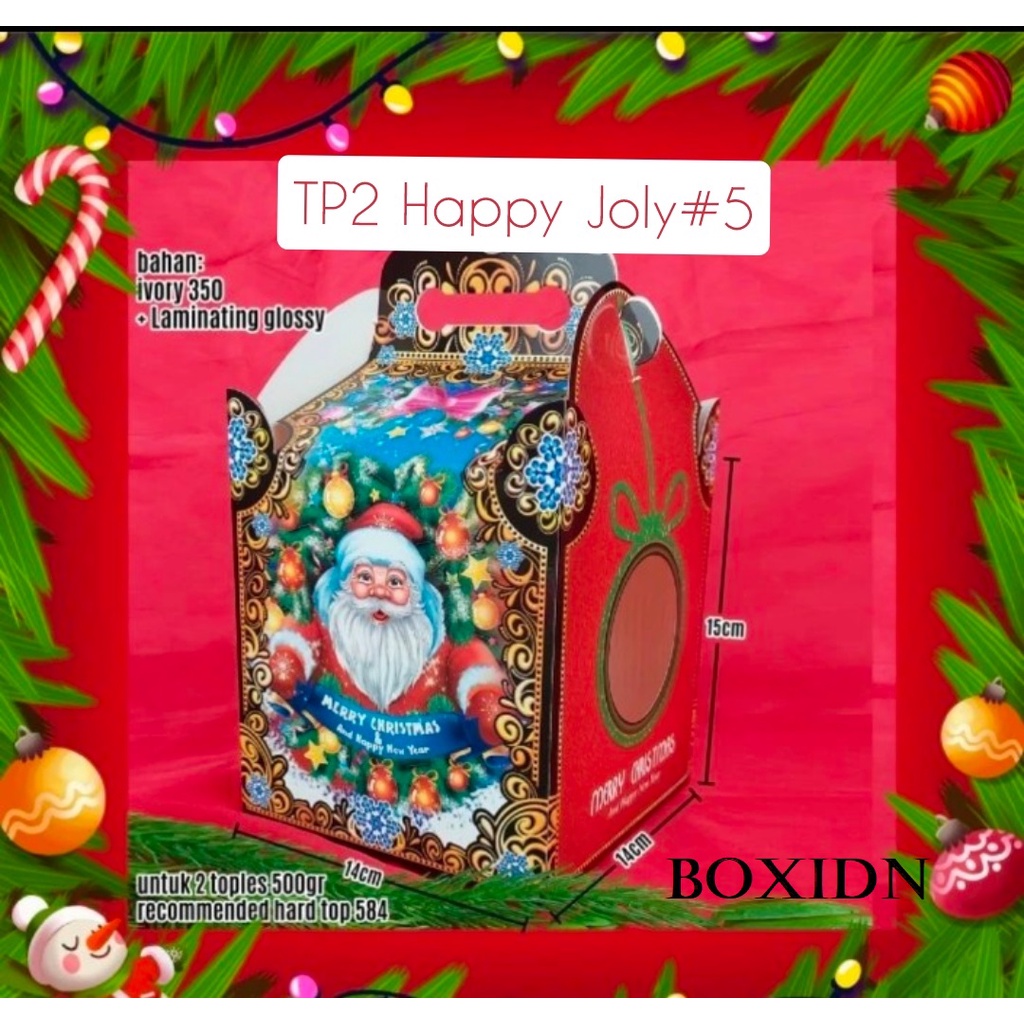 

Santa Christmas Box Natal 2 Toples 500gr BOX SANTA Dus Natal Box Natal Kue Kering Hampers Natal Box Packaging Natal box souvenir natal Box Cookies Natal Dus Natal Kuker Kotak Kue Natal Kotak cookies natal box packaging kuker natal