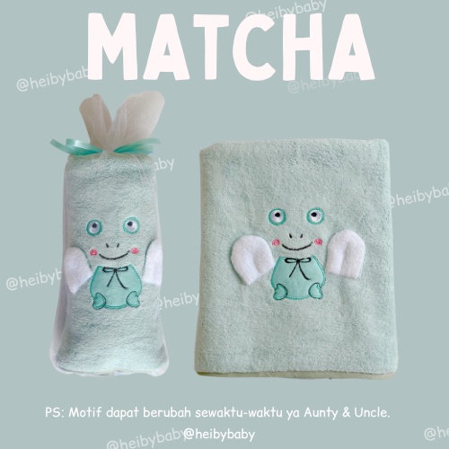 Cotton Candy Baby Towel / Handuk Bayi / Kado Bayi / Kado Lahiran - Character Mix