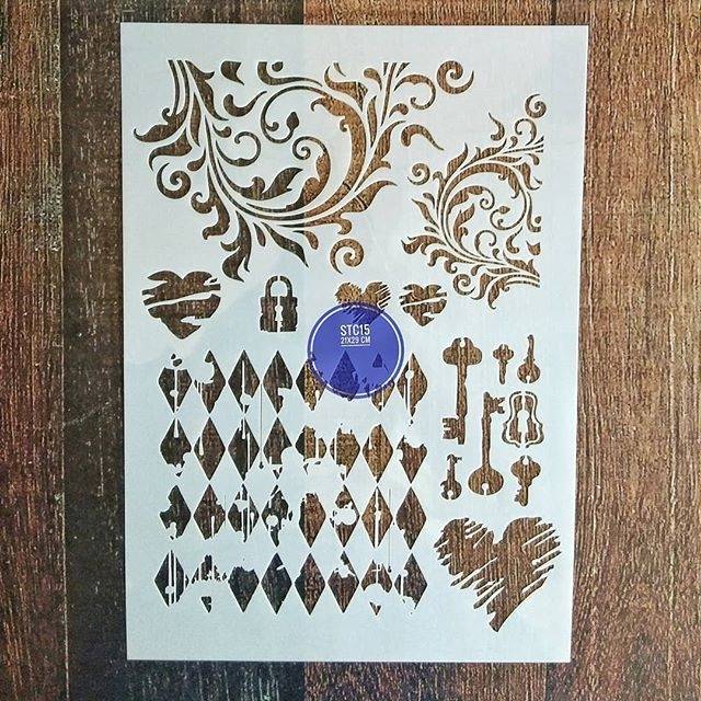 Stencil sulur STC 15