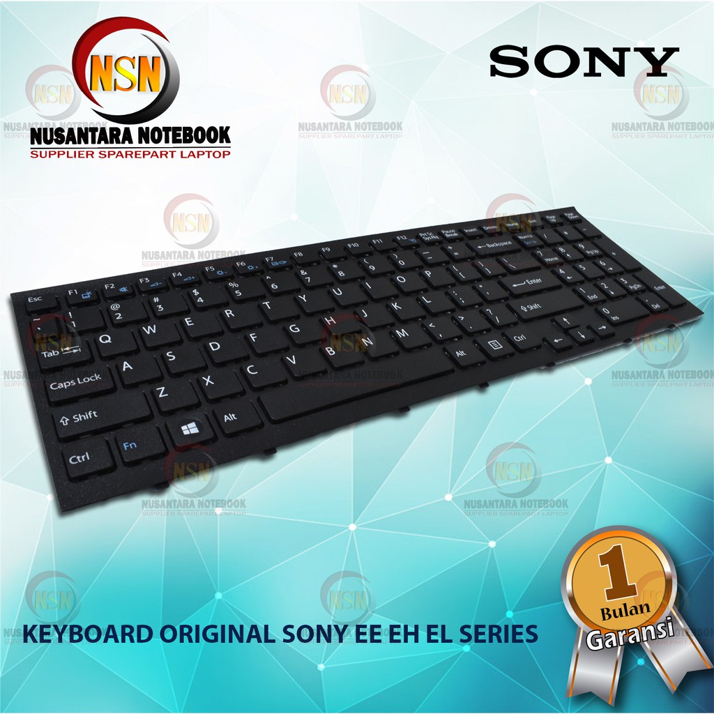 Keyboard Original Laptop Sony EE EH EL Series Black