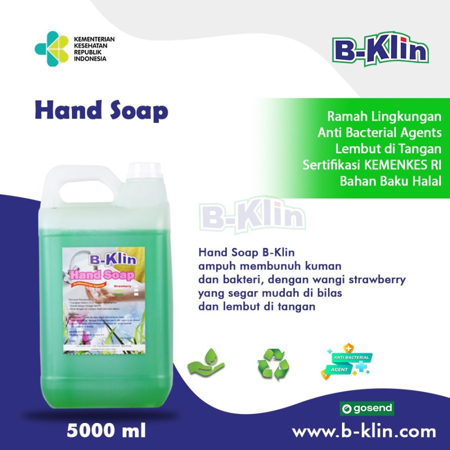 Sabun Cuci Tangan ANTISEPTIK ( ANTI BAKTERI ) / Handsoap 5 liter