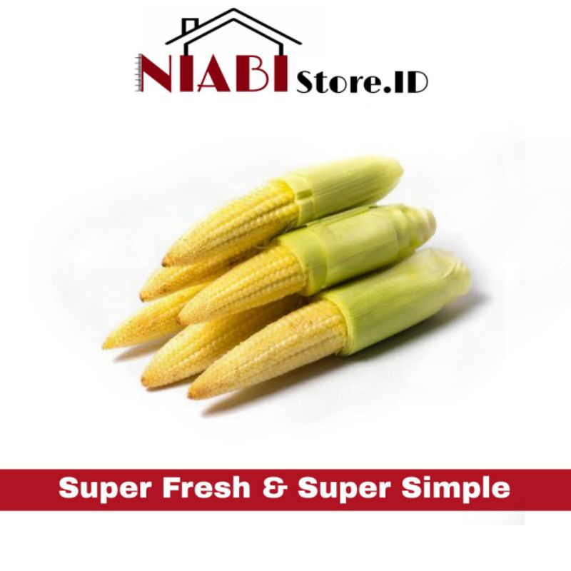

jagung muda segar / baby jagung 250 gram