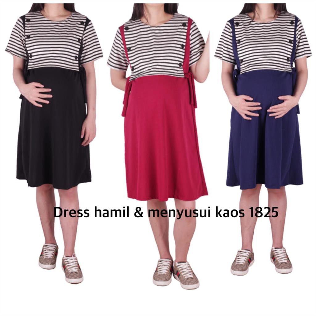 Dress hamil menyusui 1825 baju hamil