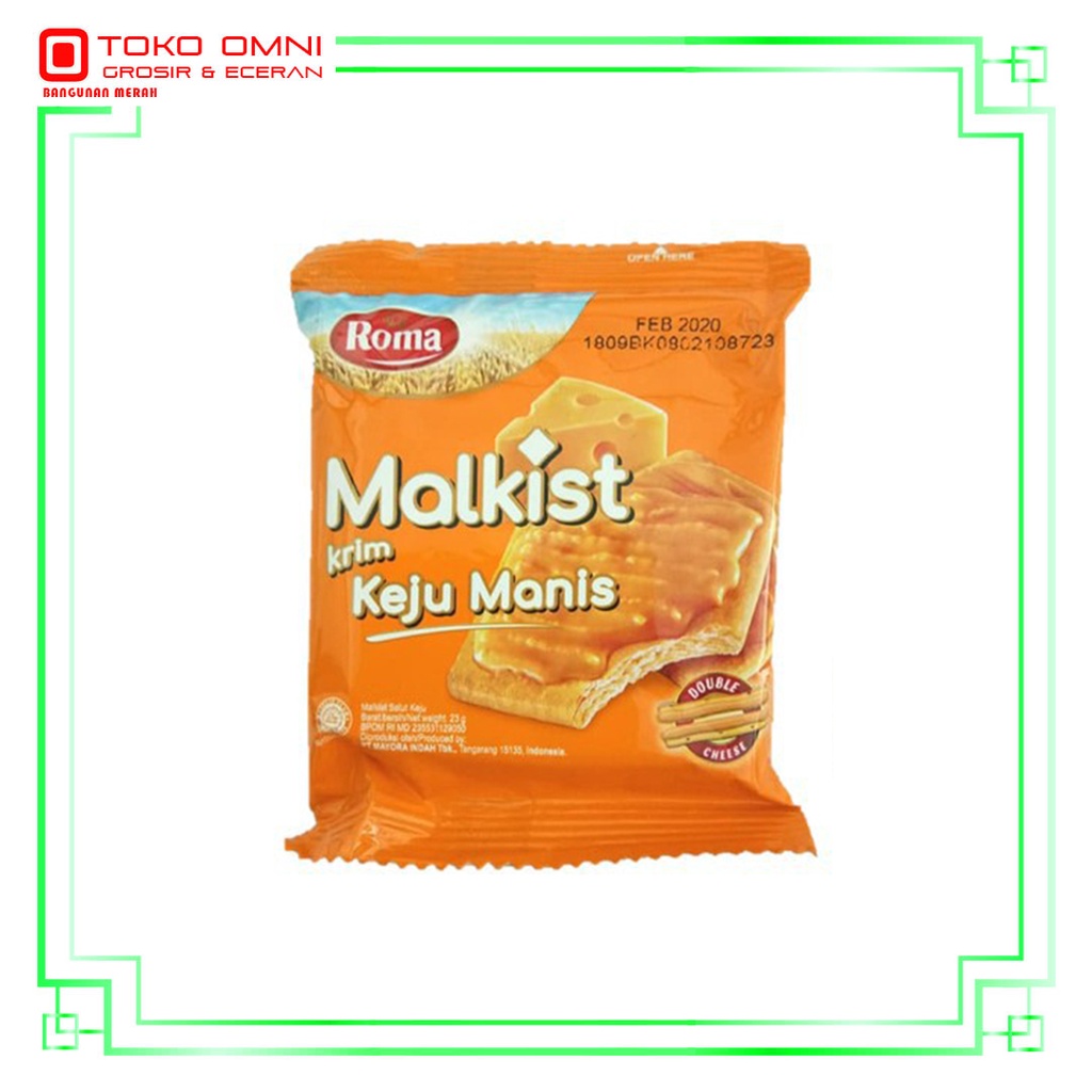 

ROMA MALKIST KEJU MANIS 12X23g