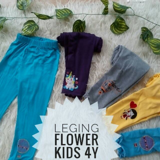 Leging flower kids bordir
