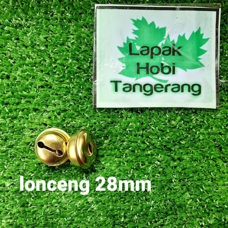 Lonceng Besar 28mm Krincingan Mainan Kucing Burung