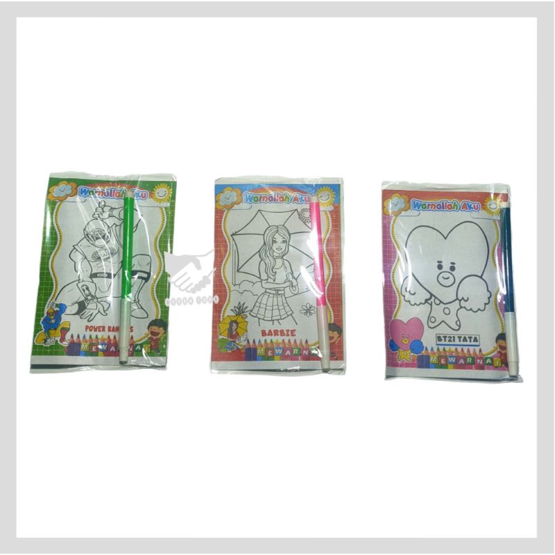 Mewarnai Spidol 10Cm × 14 Cm isi 100 Pcs Grosir