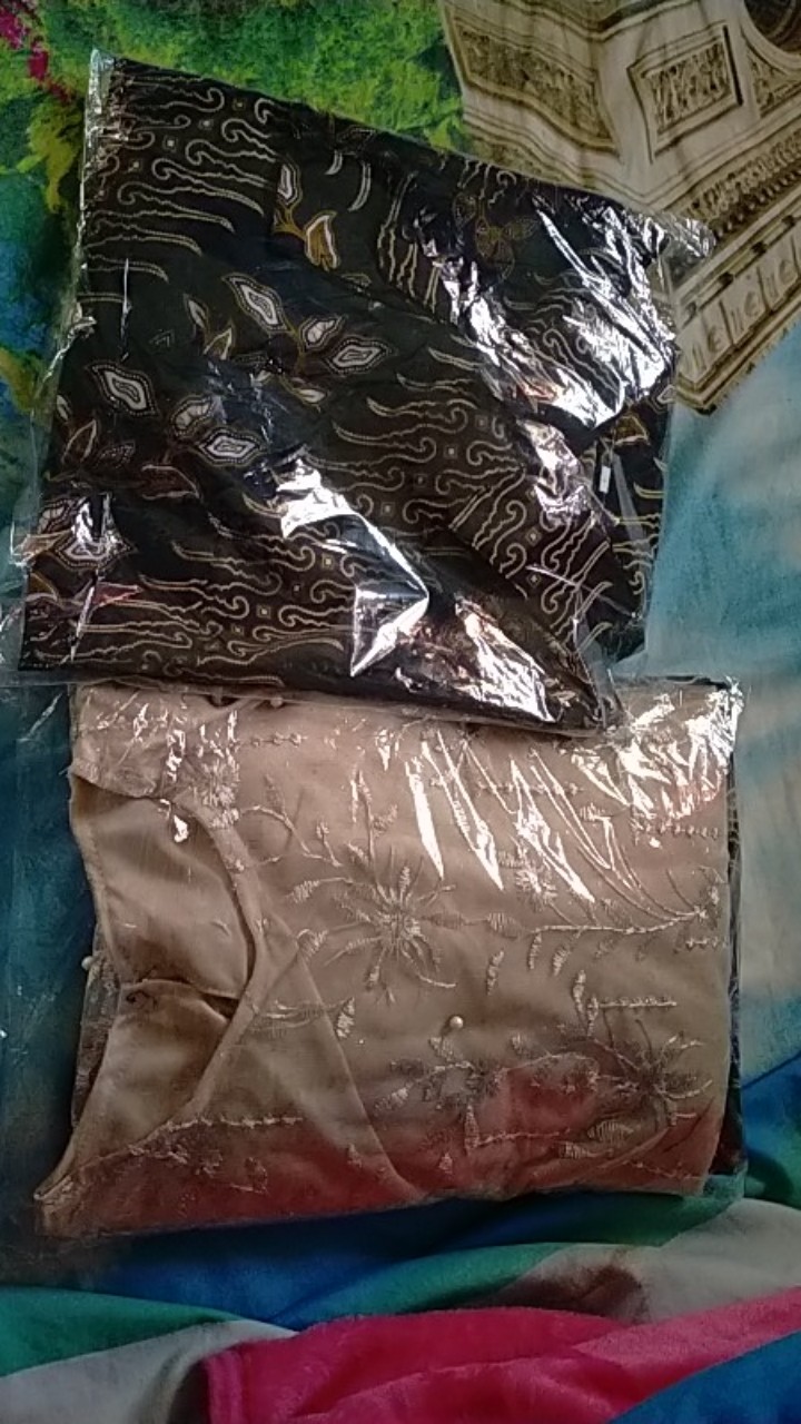 {ada Kemeja Anak }couple Kebaya Brokat, Batik Brokat Couple  Arinta Brokat Ory By S.g