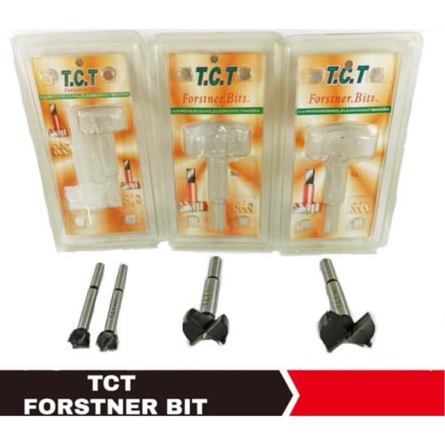 TCT Forstner bit / hole saw kayu 50mm BULL