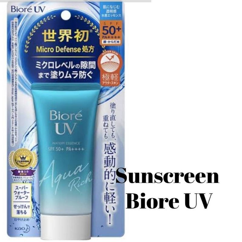 Sunscreen biore UV