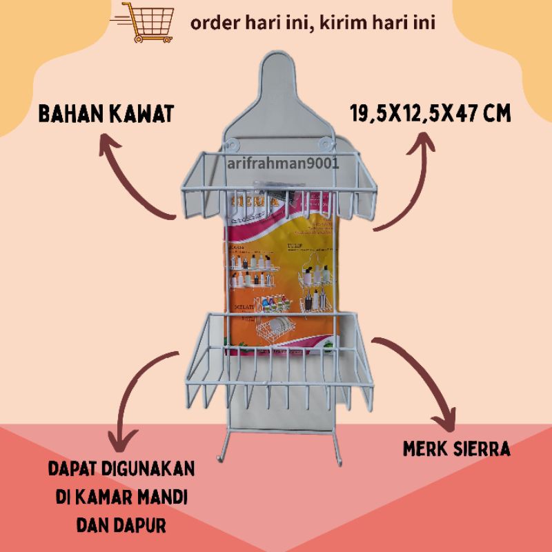 Rak Gantung Rak Kamar Mandi Sierra