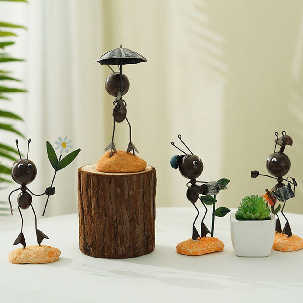 Populer Patung Semut Patung Dekorasi Desktop Art Decor Home Patung Handmade Modern