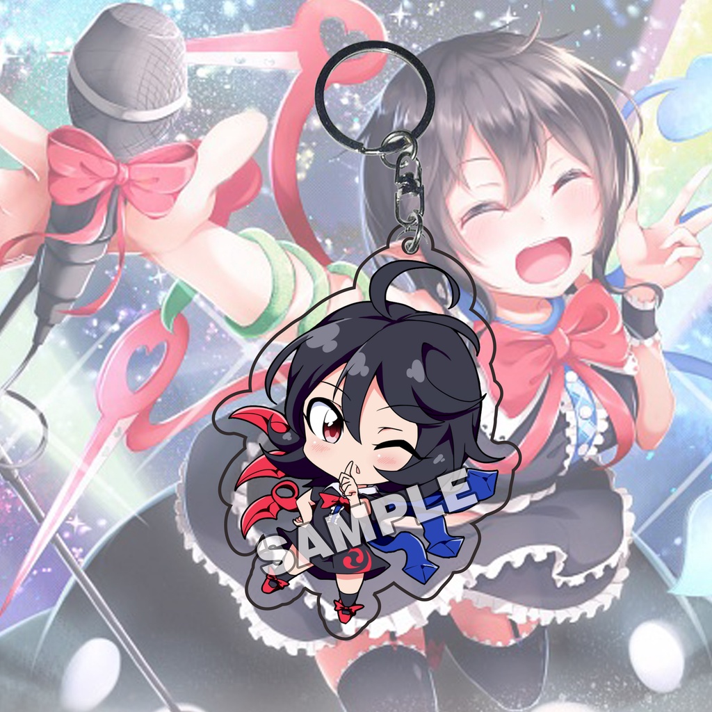 Gantungan Kunci Anime Touhou Project Houjuu Nue Ganci - Key Chain - Souvenir - Anime