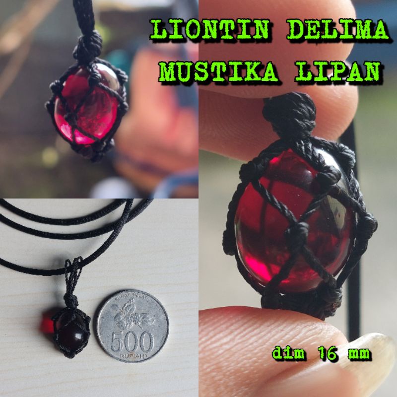 KALUNG DELIMA MUSLIPAN MERAH