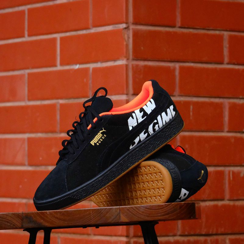 Sepatu puma suede new regime black