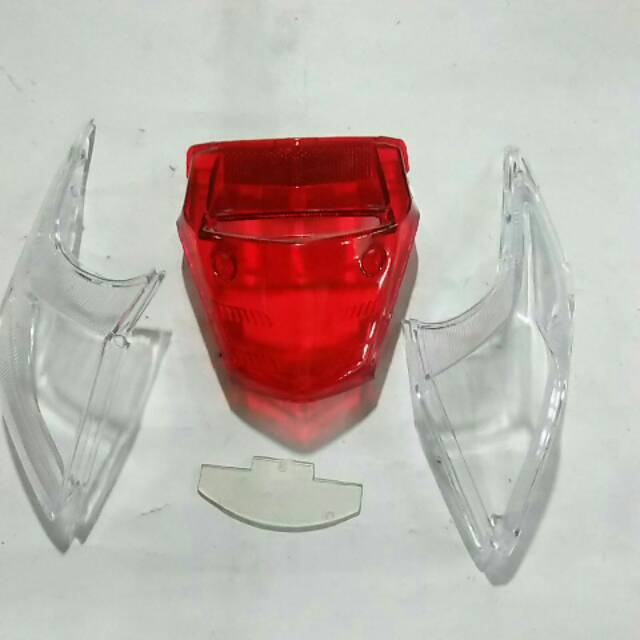 MIKA LAMPU REM BELAKANG STOP MOTOR HONDA BEAT KARBU 2008 2009 2010 2011 2012 MERAH PUTIH