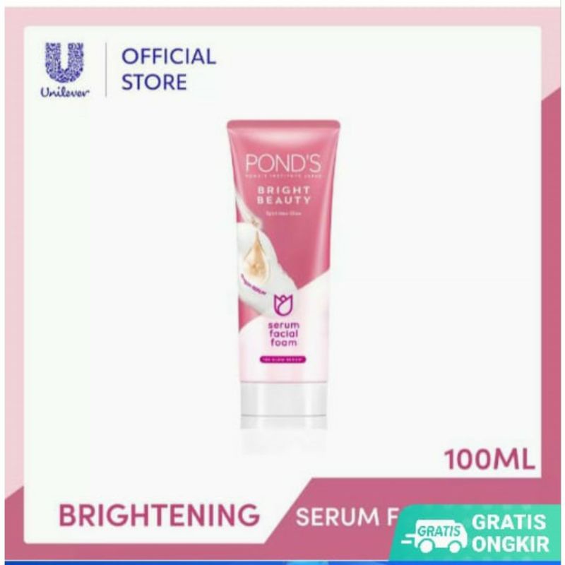 Ponds Bright Beauty Serum Facial Wash 100 G Sabun Muka Ponds Facial Foam