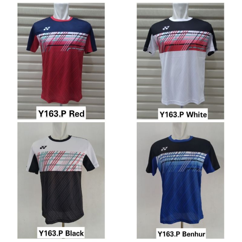 Baju Badminton / Kaos Bulutangkis Y163 Polos