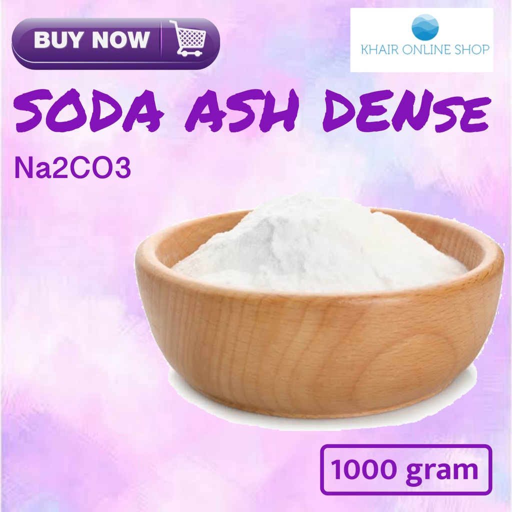 Jual Soda Ash Dense 1000 gram USA Ansac Sodium Carbonat Kolam Renang
