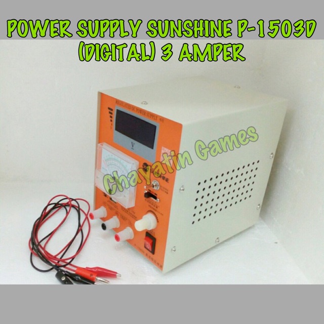 POWER SUPPLY HP / PONSEL MERK SUNSHINE TYPE P-1503D (DIGITAL)