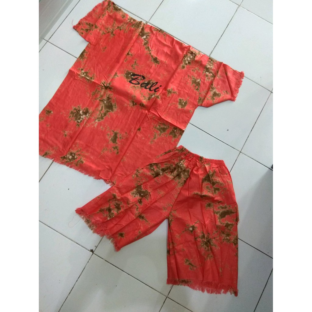 setelan baju barong dewasa rayon oleh oleh bali