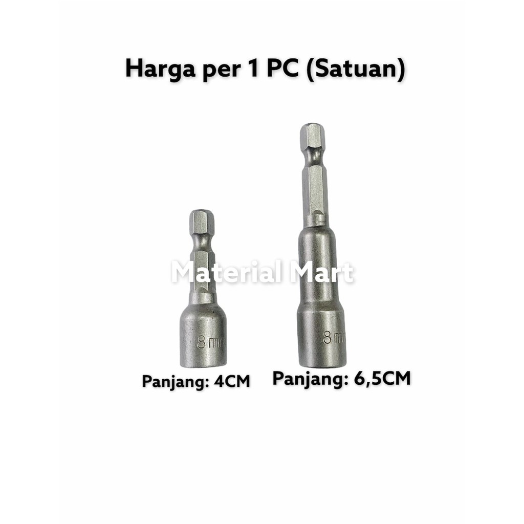 Mata Sok Roofing Freed 8 x 65mm | Sock Roofing 8 x 42mm | Sok Magnetic | Material Mart