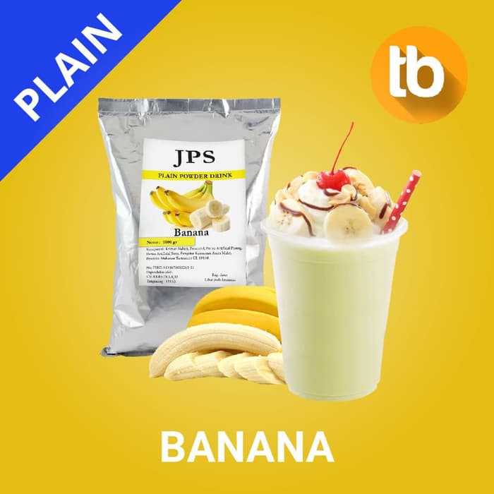 

JPS Bubuk Banana / Pisang Plain (Bubuk minuman dan makanan)