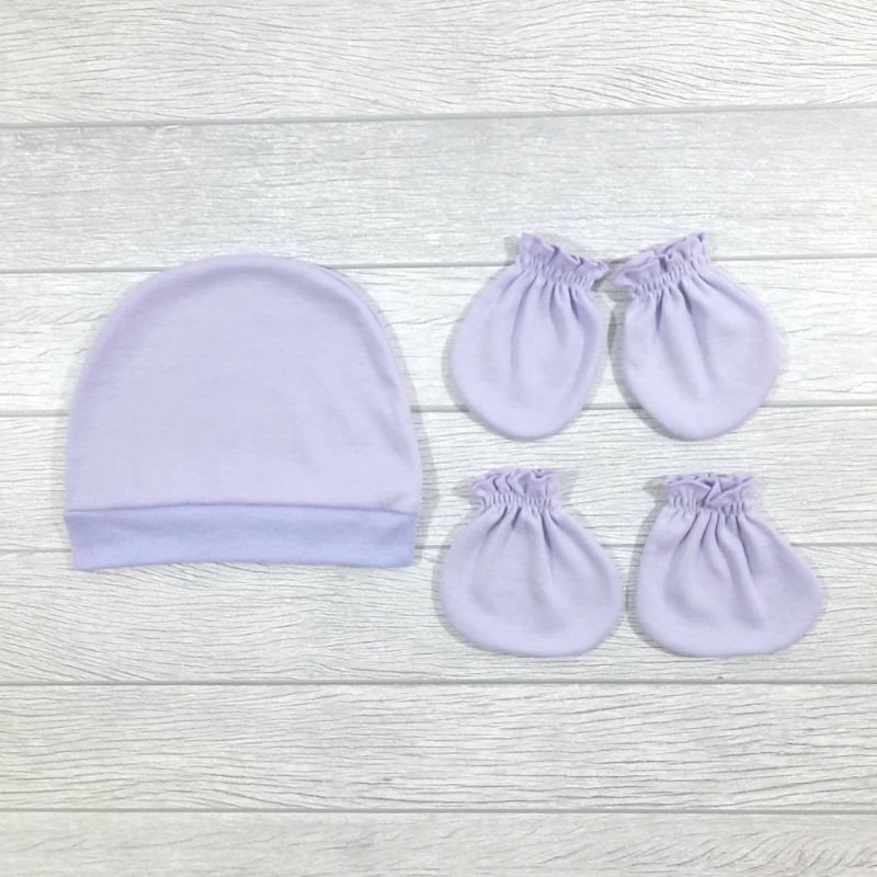 VINATA Topi Set Plus Sarung Tangan dan Kaki Lembut SNI Berkualitas