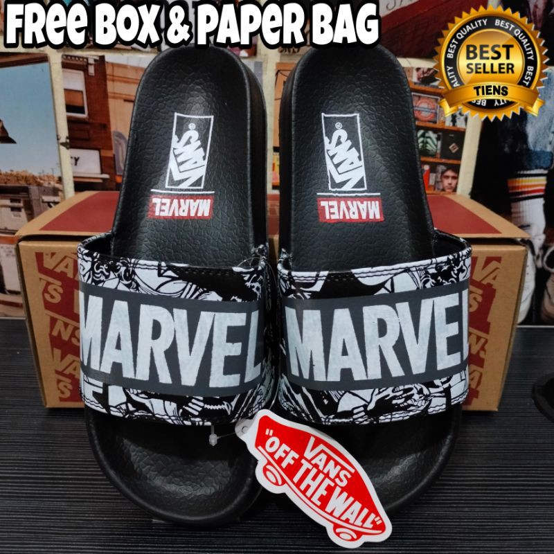 SANDAL MARVEL VANS ORIGINAL SENDAL SLIDE MURAH SANDAL SLOP SENDAL SLOP KEREN WANITA PRIA TERMURAH IMPORT SANDAL EMPUK SANDAL VANS SANDAL OOTD TERMURAH BISA COD