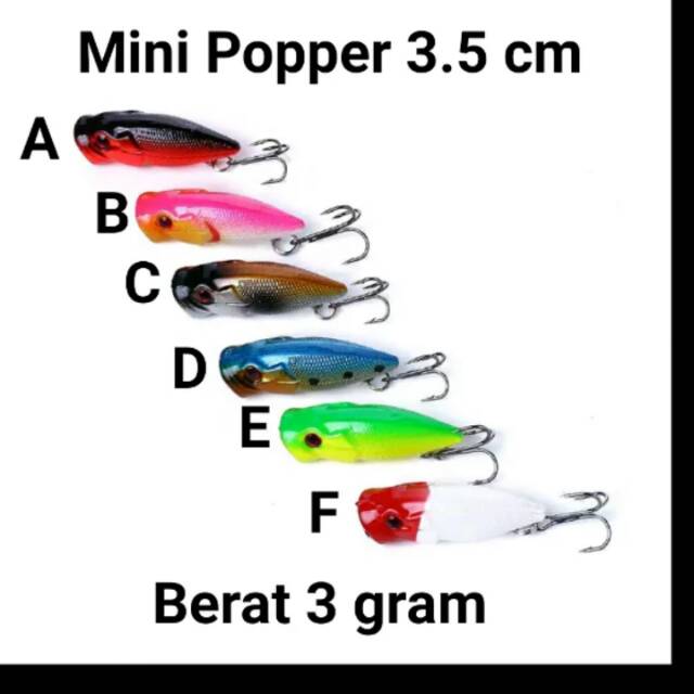 Mini Popper 3,5 cm 3 gram
