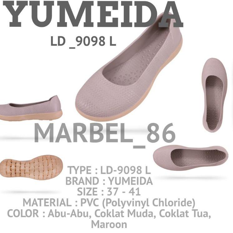 Koleksi Terbaru.. sepatu karet wanita yumeida LD 9098 L