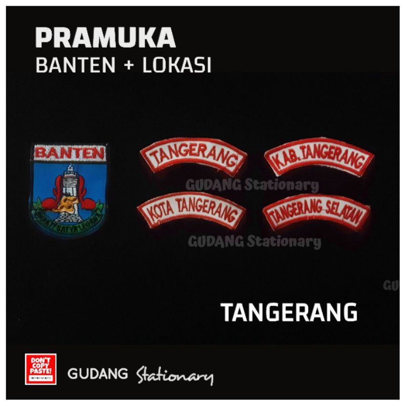 Emblem Banten + Lokasi Pramuka TANGERANG