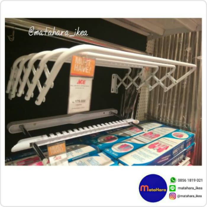 MATAHARA Ace Hardware Rak handuk Jemuran handuk Jemuran dinding