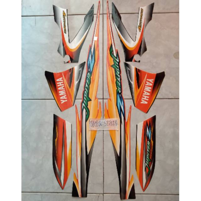 Striping jupiter z orange hitam 2005 2006 .,.,