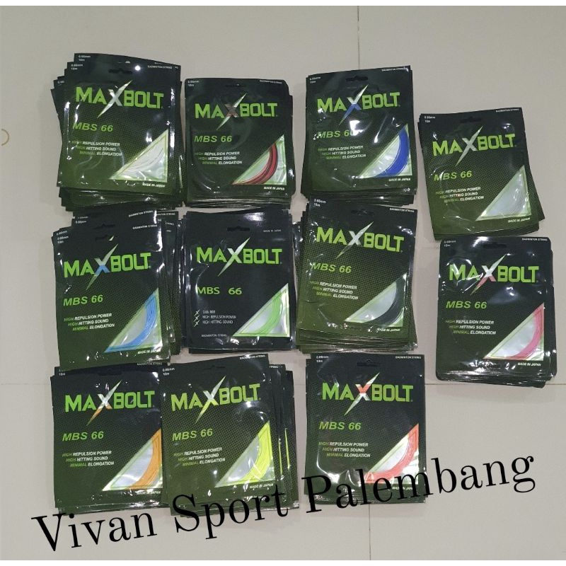 Senar Badminton Maxbolt MBS 66 / Senar Maxbolt Mbs66