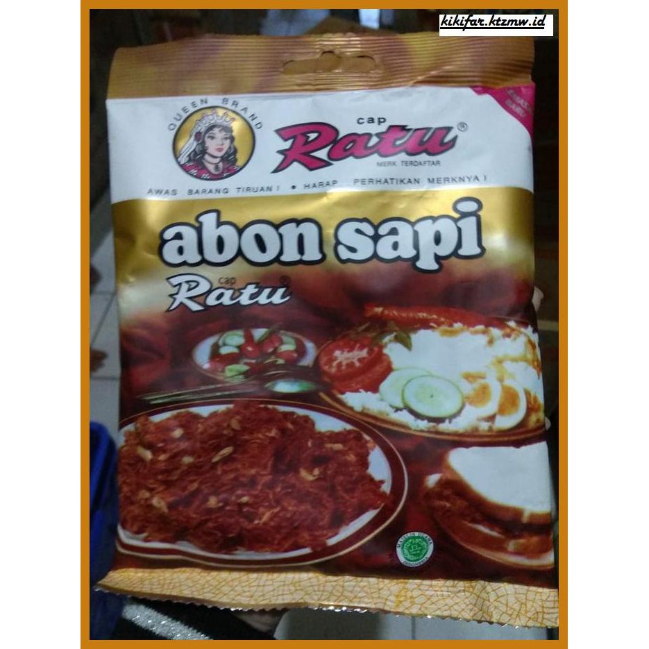 

GNIREKDOOF- ABON SAPI CAP RATU 90 GR -ORIGINAL.