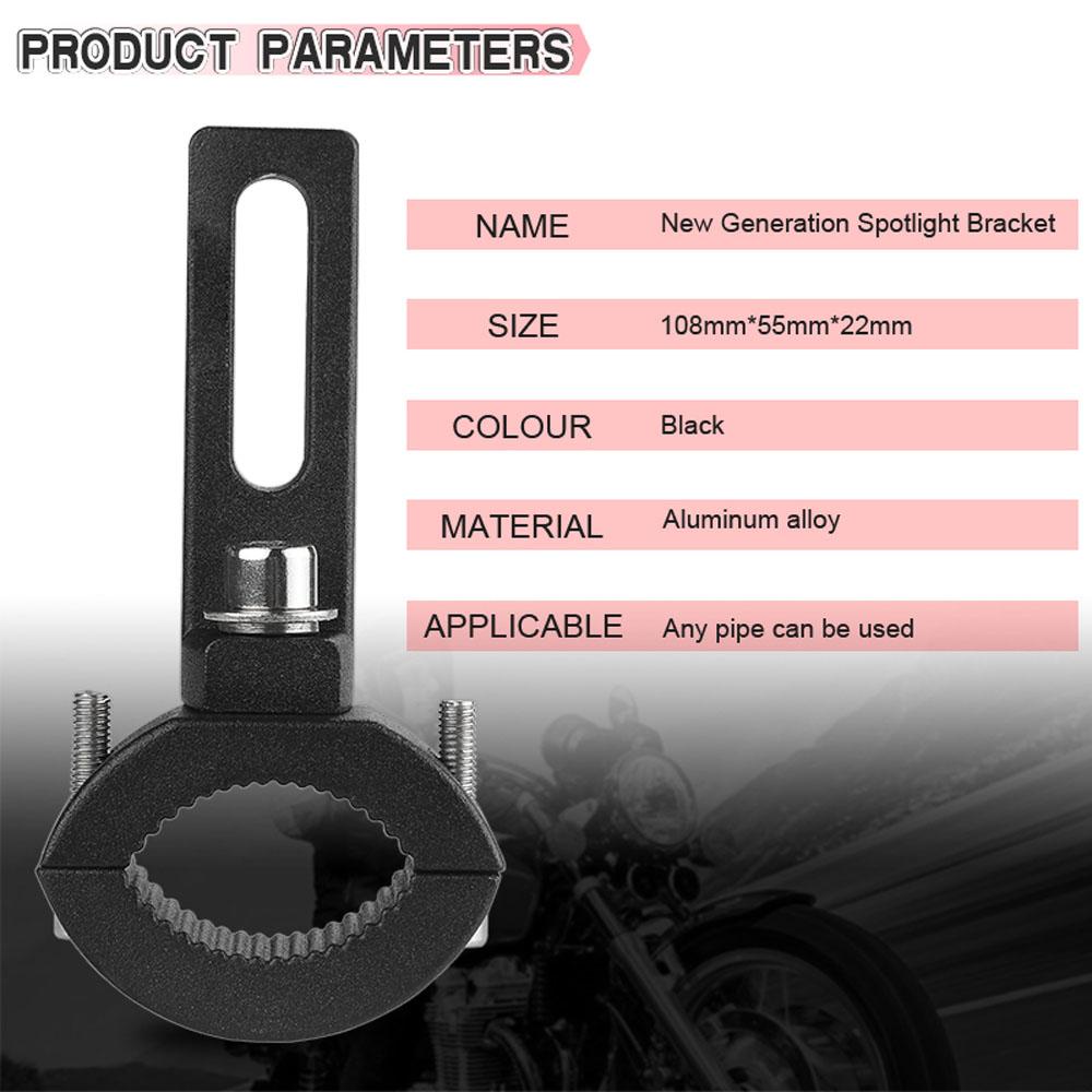 Rebuy Headlight Bracket Universal 20mm-31mm Crash Guard Aksesoris Motor Adjustable Untuk Penjepit Lampu Sorot Bumper Motor