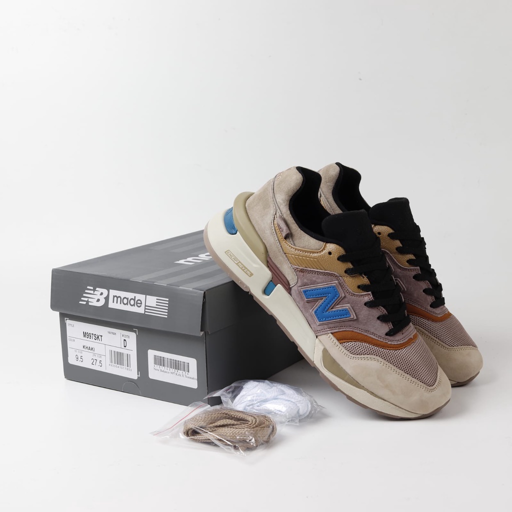 Sepatu New Balance 997 Kith X Nonnative Cream Pria Original