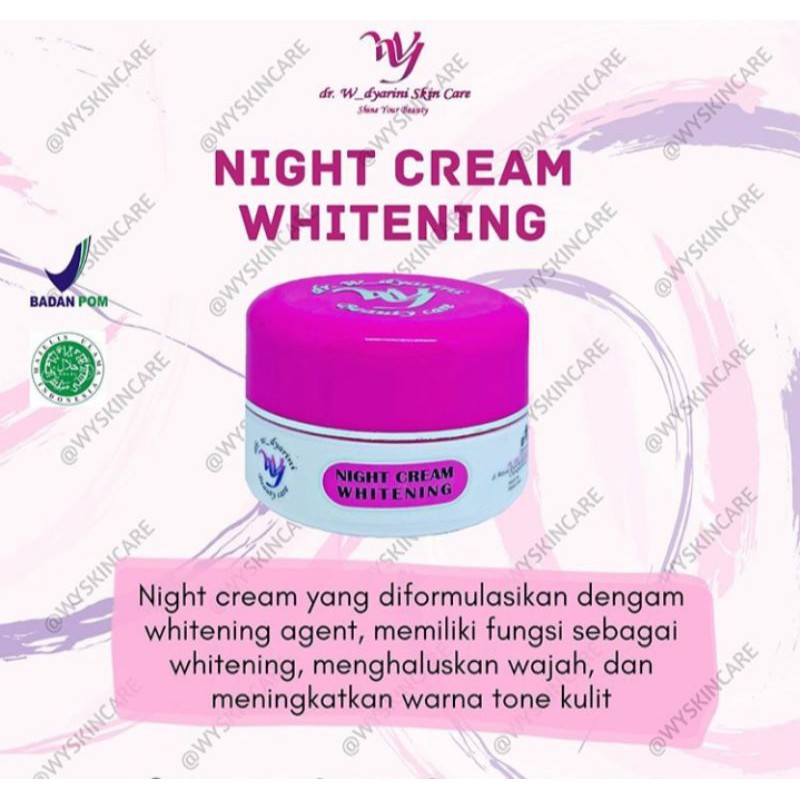 Night Cream Whitening Wyskincare