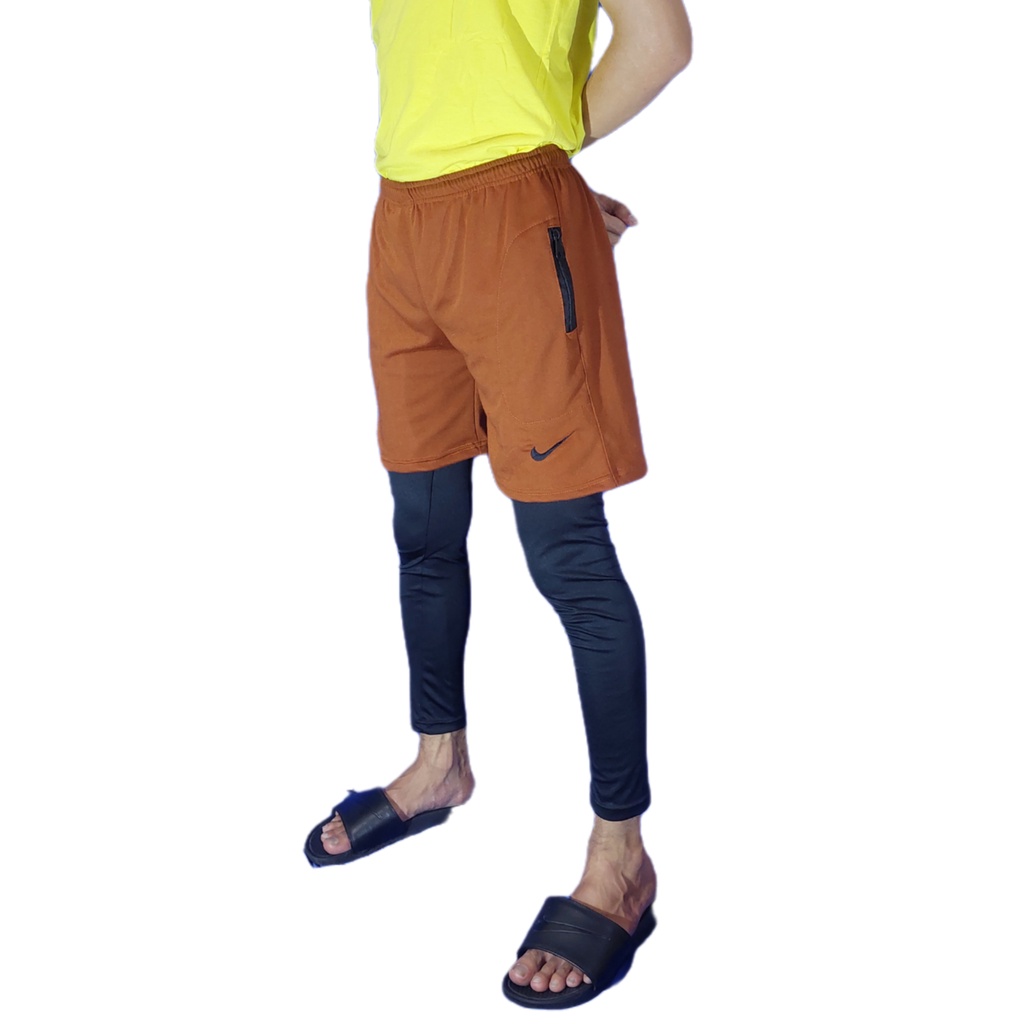 Celana pendek pria dewasa kolor boxer tersedia size jumbo dan standar dan juga kecil-Bata L fit XL