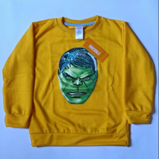 SWEATER SUPERHERO LED - Sweater anak lampu nyala