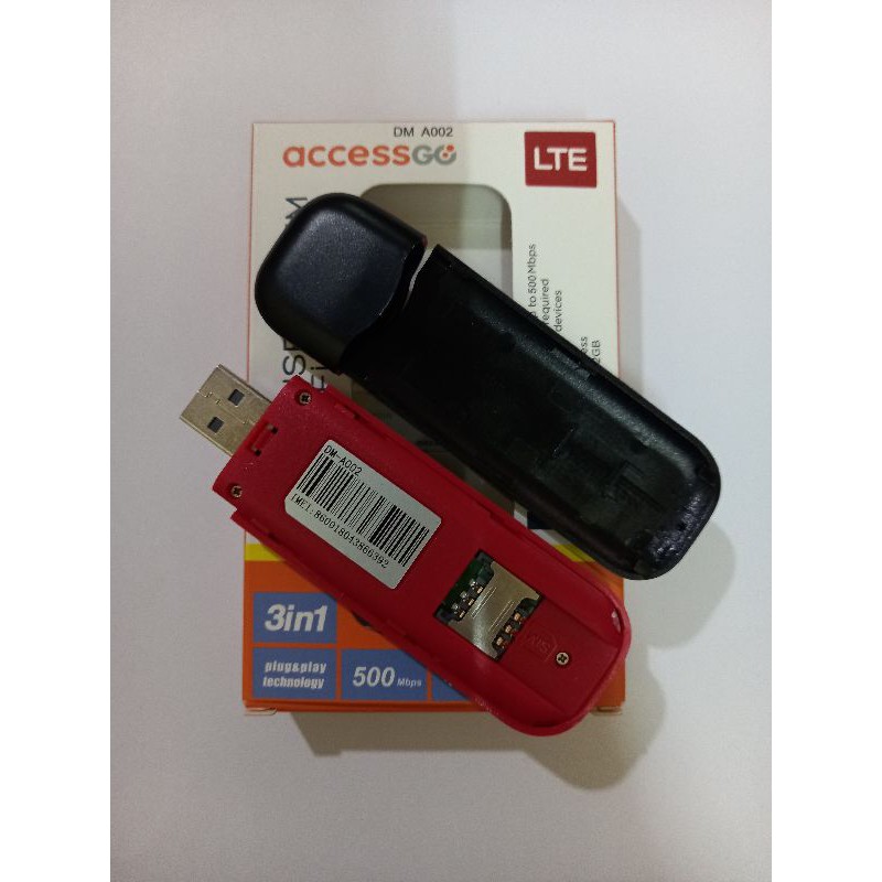 Modem WiFi Wingle USB AccessGo DM-A002 4G LTE 500Mbps UNLOCK ALL OPERATOR &amp; SMARTFREN