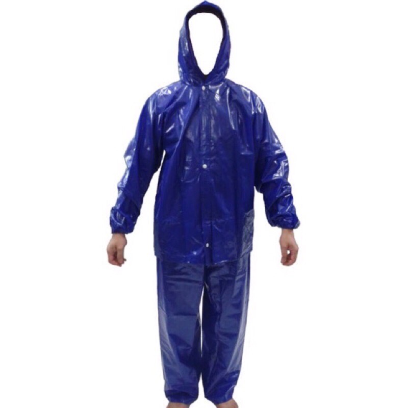 Jas Hujan Setelan Jaket Celana RINGAN Penguins P 333 PVC TEBAH HARGA Murah Size XXL SETELAN JAKET CELAN