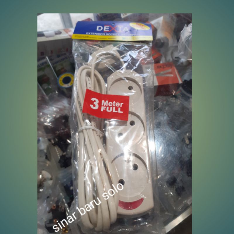 OLOR KABEL OLOR LISTRIK OLOR STOP KONTAK 3 Meter