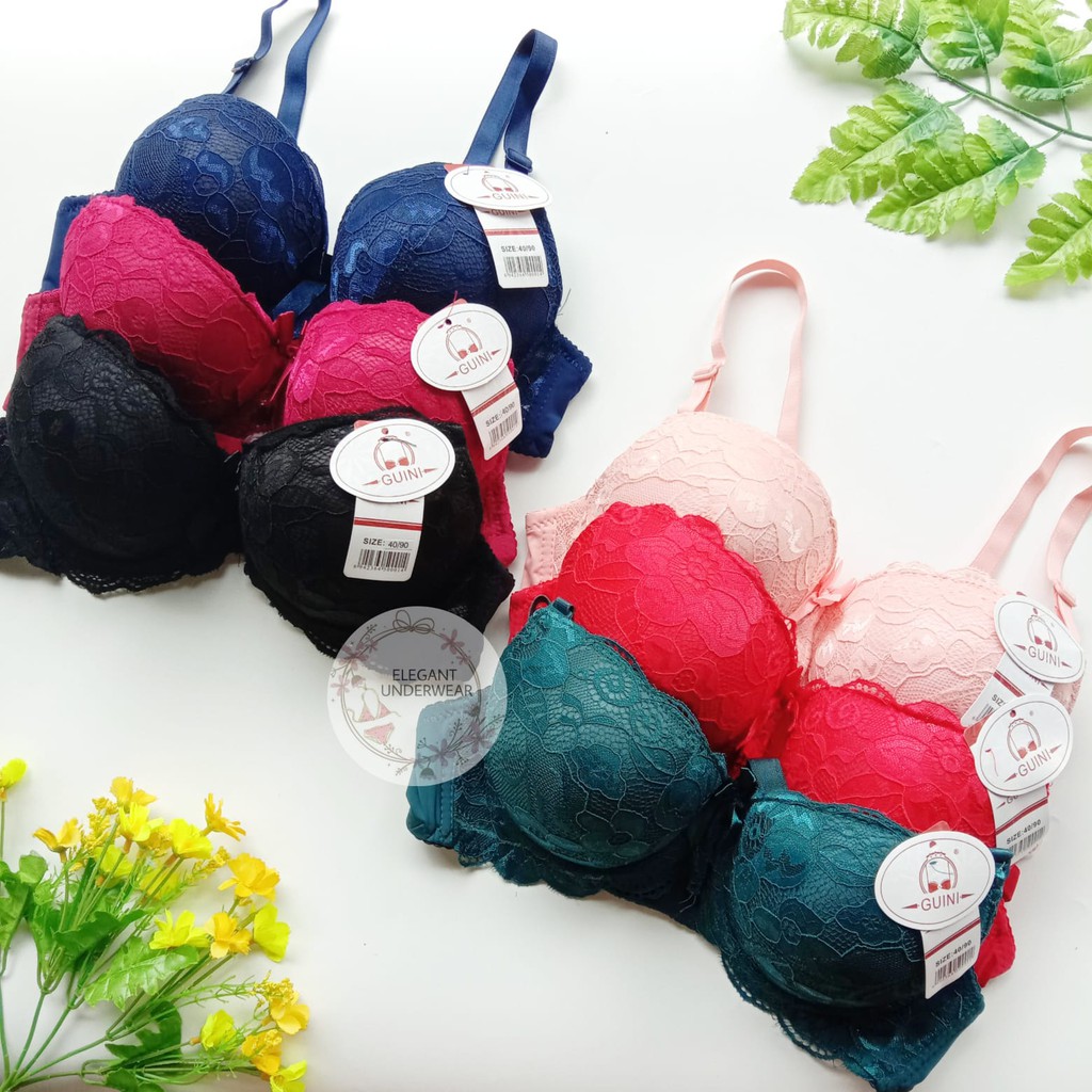 BRA WANITA BUSA TEBAL BH KAWAT BUSA TEBAL GUINI D08